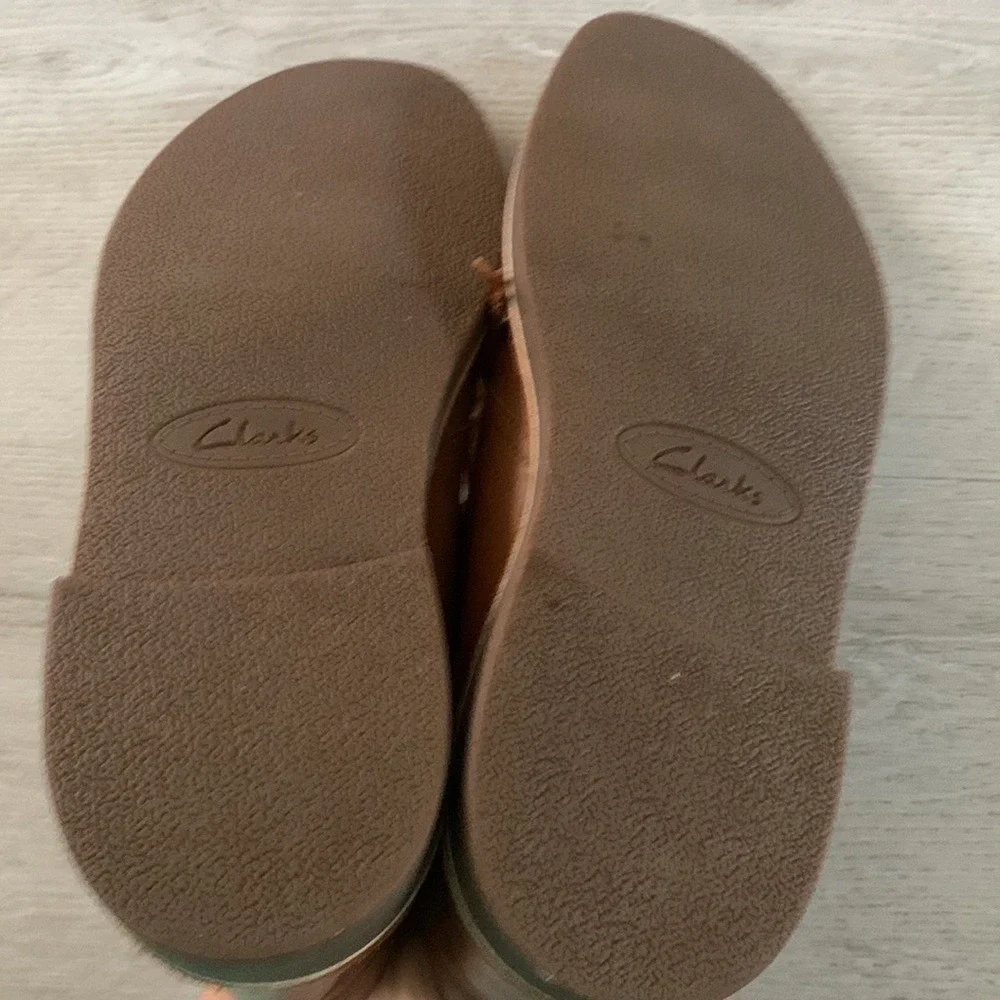 Clark's‎ bushacre 2 chukka boots 11 lace up leather tan cognac winter fall